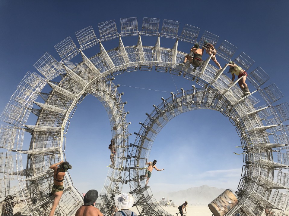 Supporting art projects at Burning Man