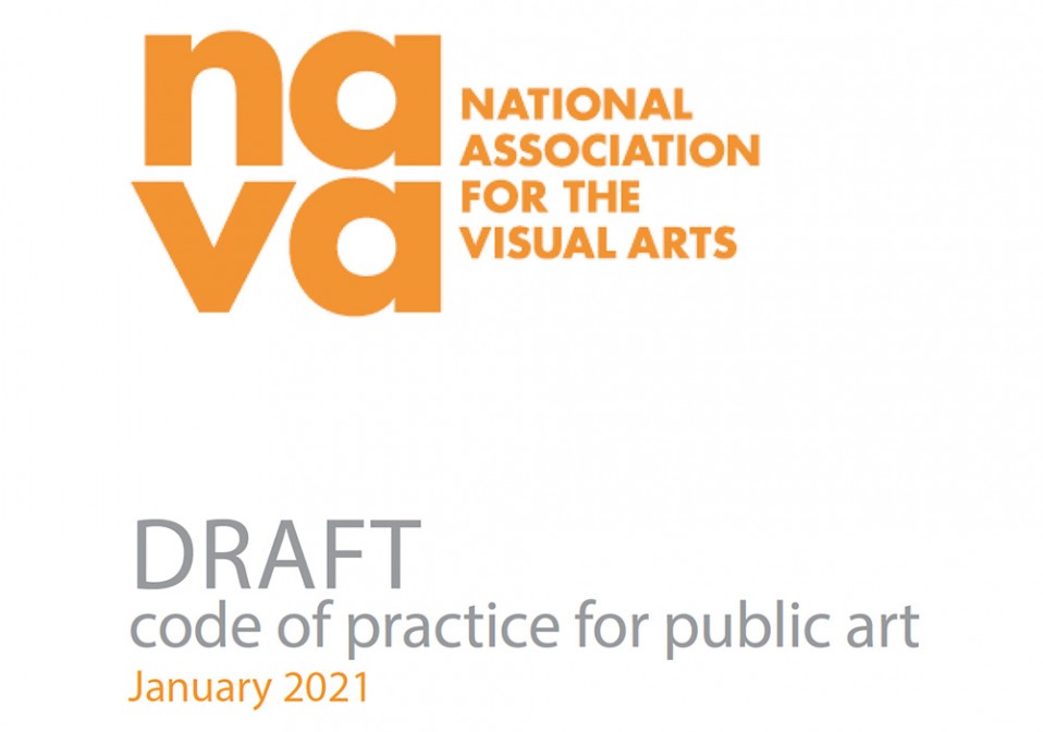 Review and Edit NAVA Code of Practice update for Public art.